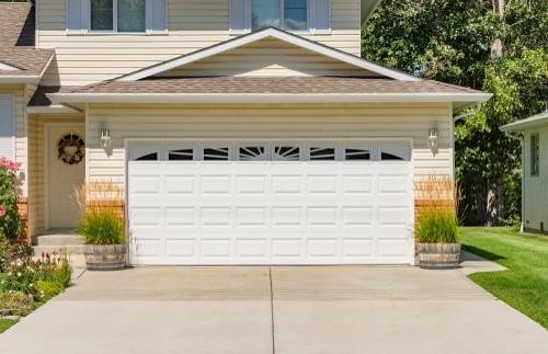 exterior view of garage